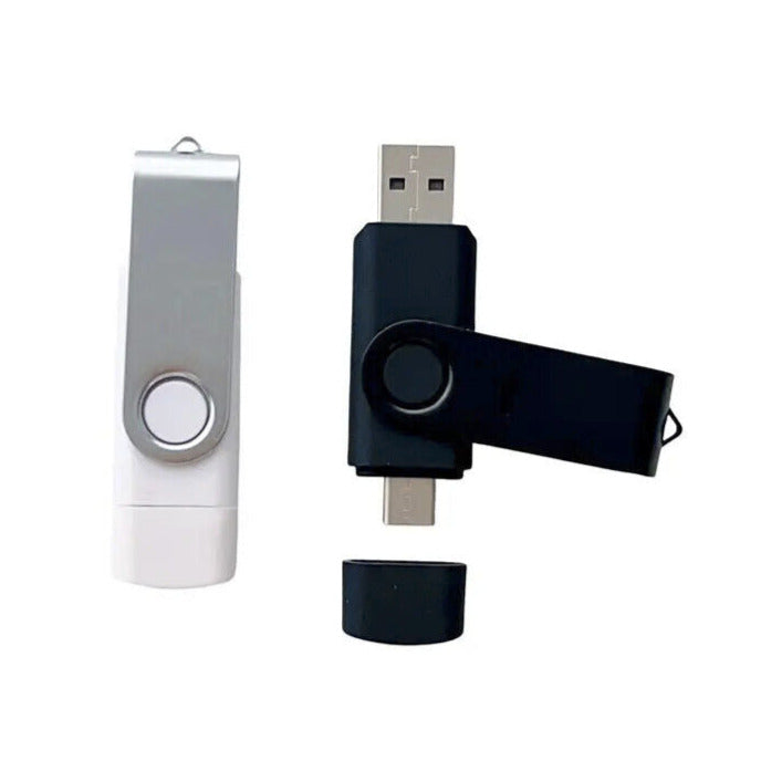 2-in-1 USB Type-C flash drive